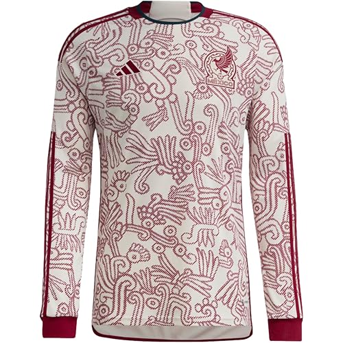 adidas Men's Soccer Mexico 22 Away Long Sleeve Jersey