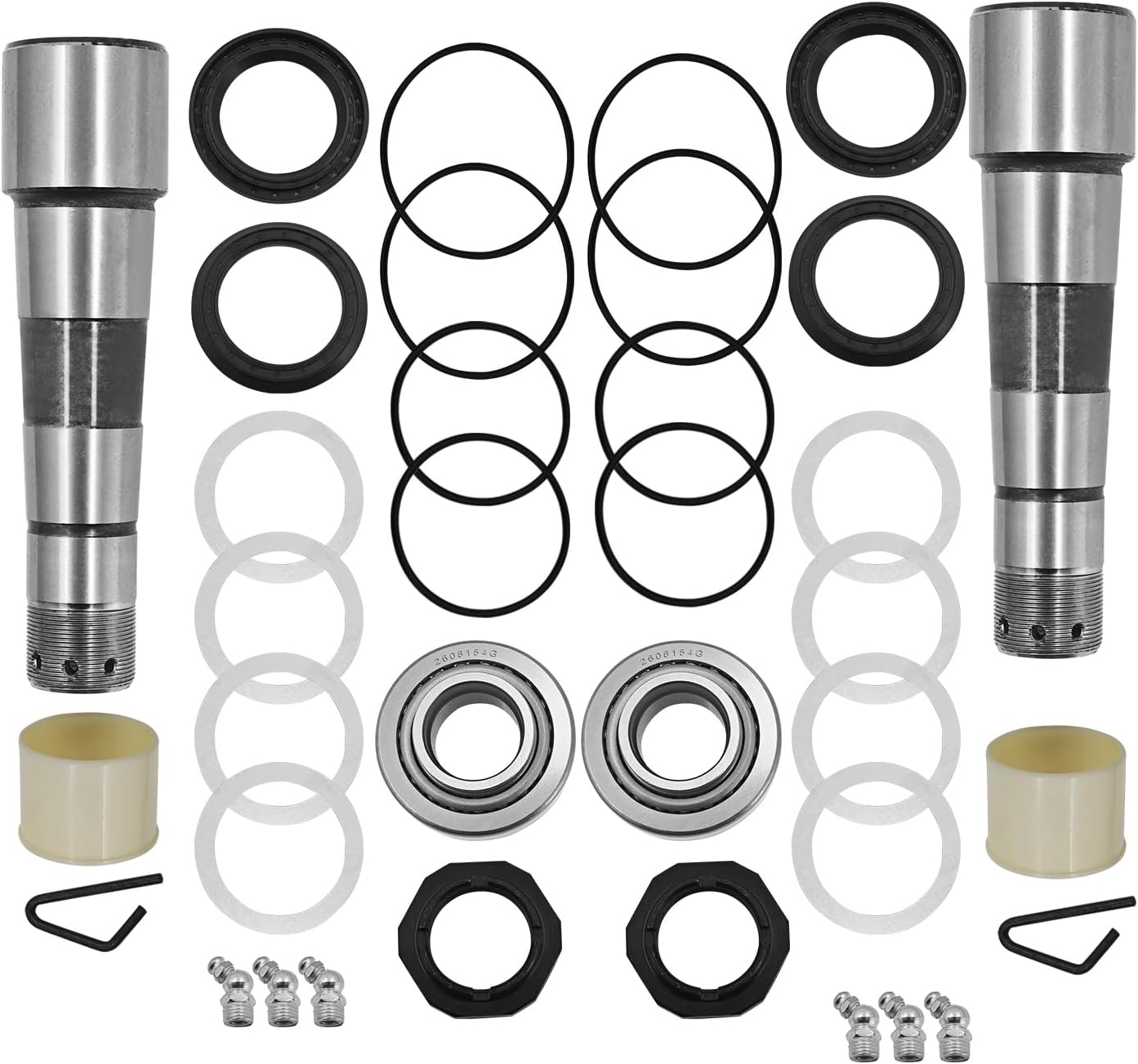 85108338 King Pin Repair Kit Compatible with Volvo Trucks VN VNL 2009-2021 Heavy Duty Steering Repair Set