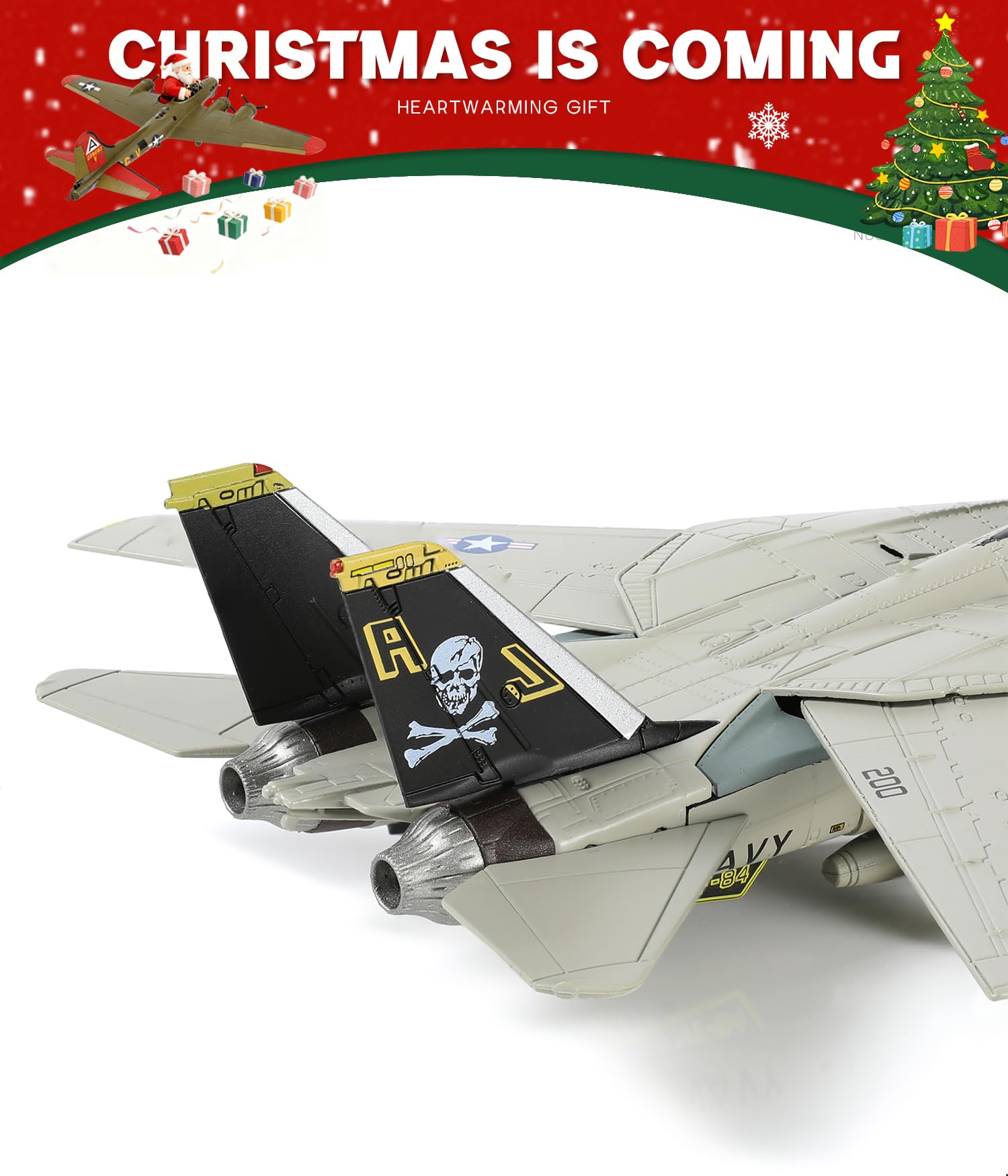 Amazon.co.jp: NUOTIE 1/100 F-14 トムキャット戦闘機 模型 戦闘機