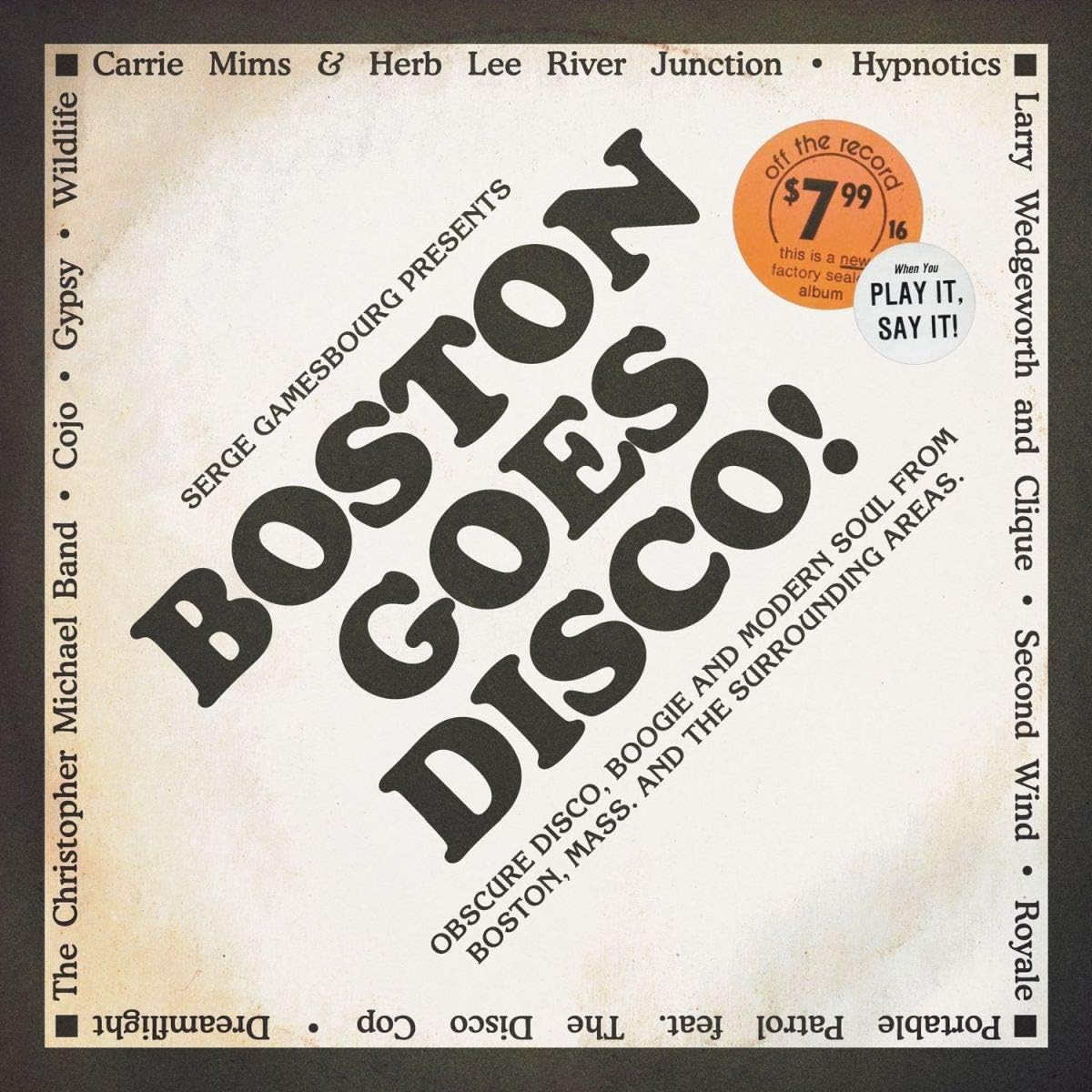 Serge Gamesbourg Presents Boston Goes Disco / Various