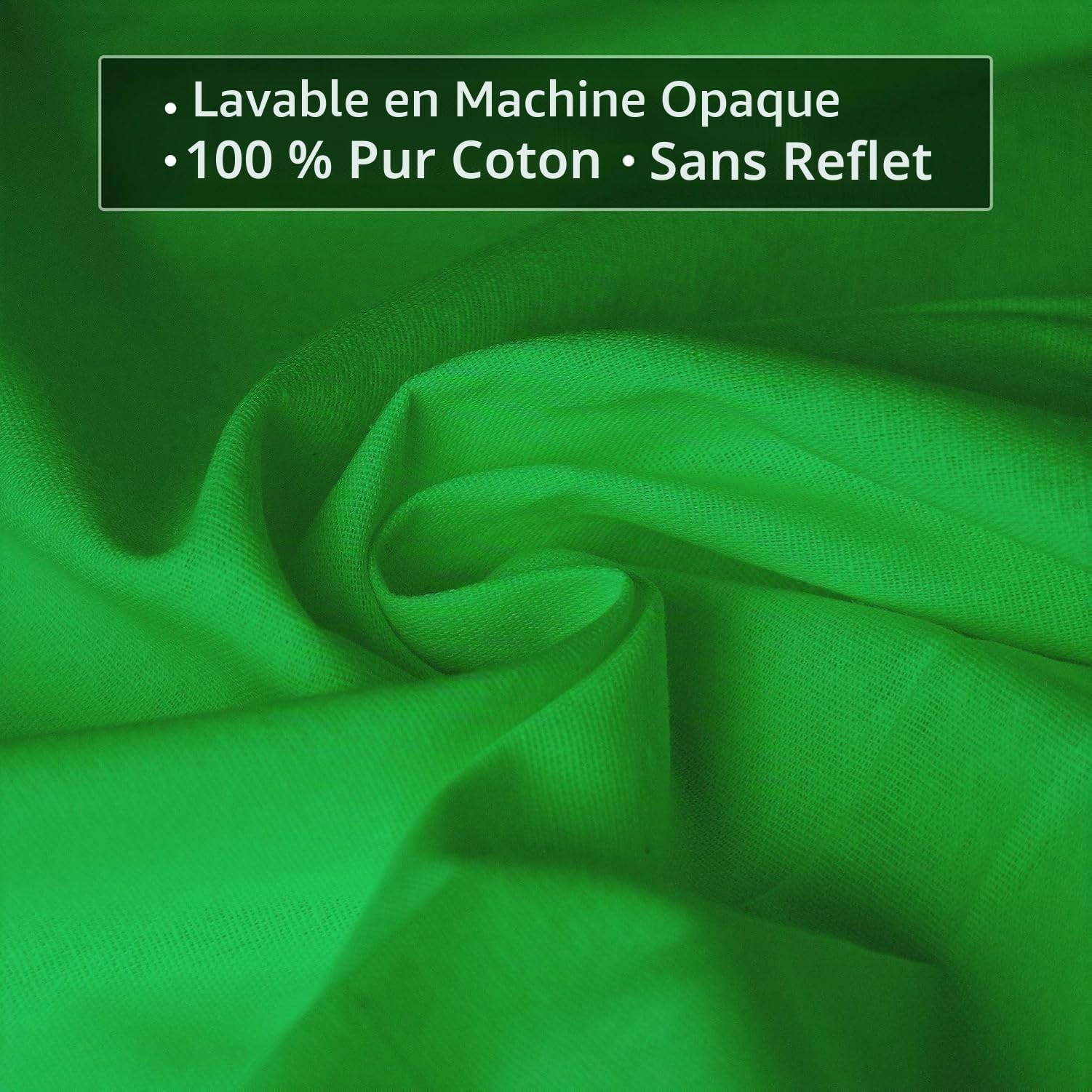 EMART Fond Vert avec Support, 2,6x3m Kit Support pour Studio Photo