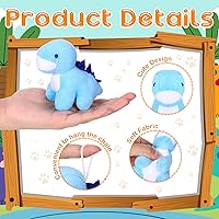 Vista 3 de Aoriher - Paquete de 20 dinosaurios de peluche mini, juguetes de dinosaurio de peluche suave a granel, surtido de figuras de dino, recuerdos