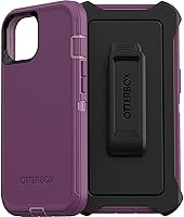 Vista 4 de OtterBox Funda para iPhone 13 (solamente) Defender Series, color negro, resistente y duradero, con protección de puerto, incluye soporte de clip