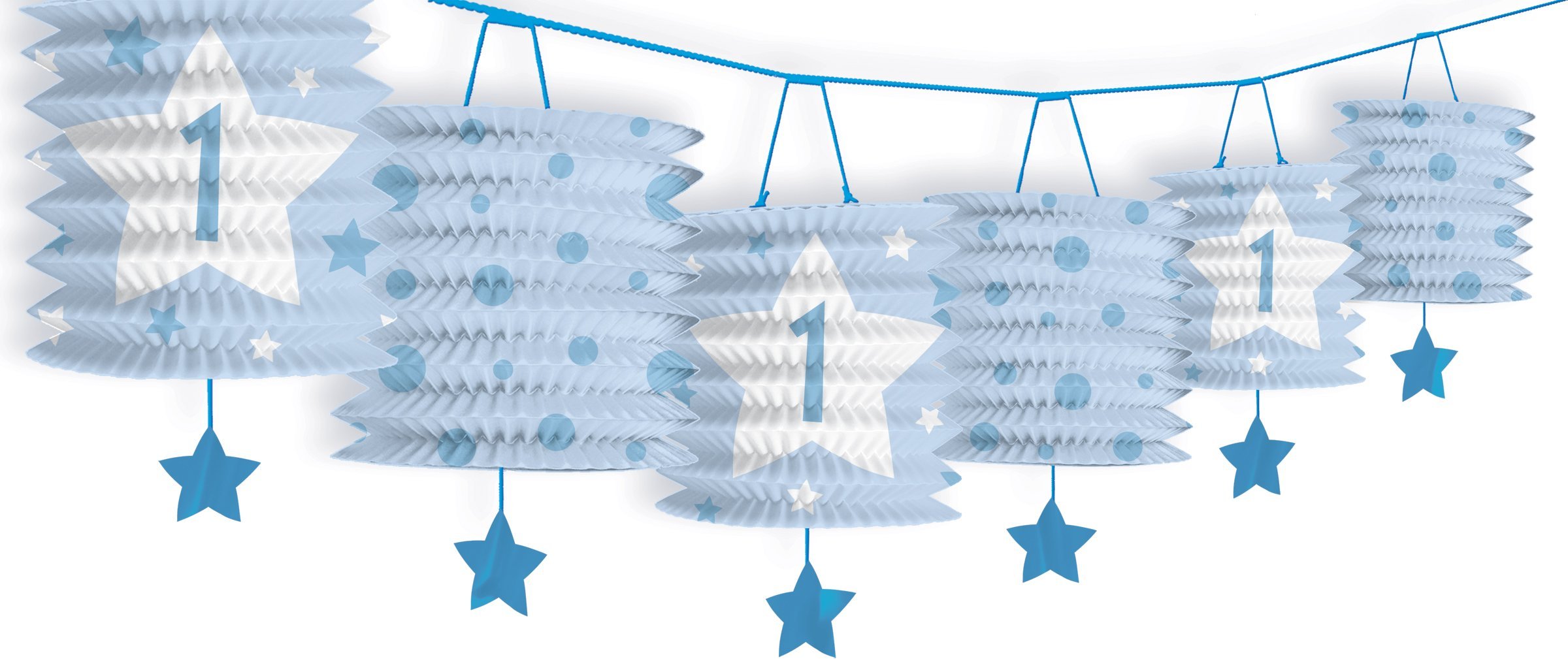 1st.birthday Boy Paper Lantern Garland