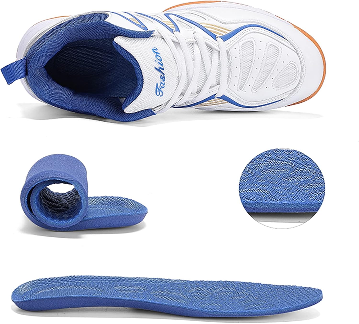 Miniatura 6 de Feekwys Tenis de cancha para hombre, pickleball con soporte de arco, bádminton, tenis de entrenamiento para cancha interior, raqueta, squash,