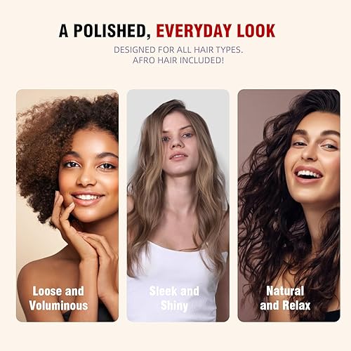 Miniatura 3 de Secadores de pelo para mujeres y hombres Secador de pelo con difusor, secador de pelo iónico Ceramic Tec, 1200W ligero de viaje, secador de pelo