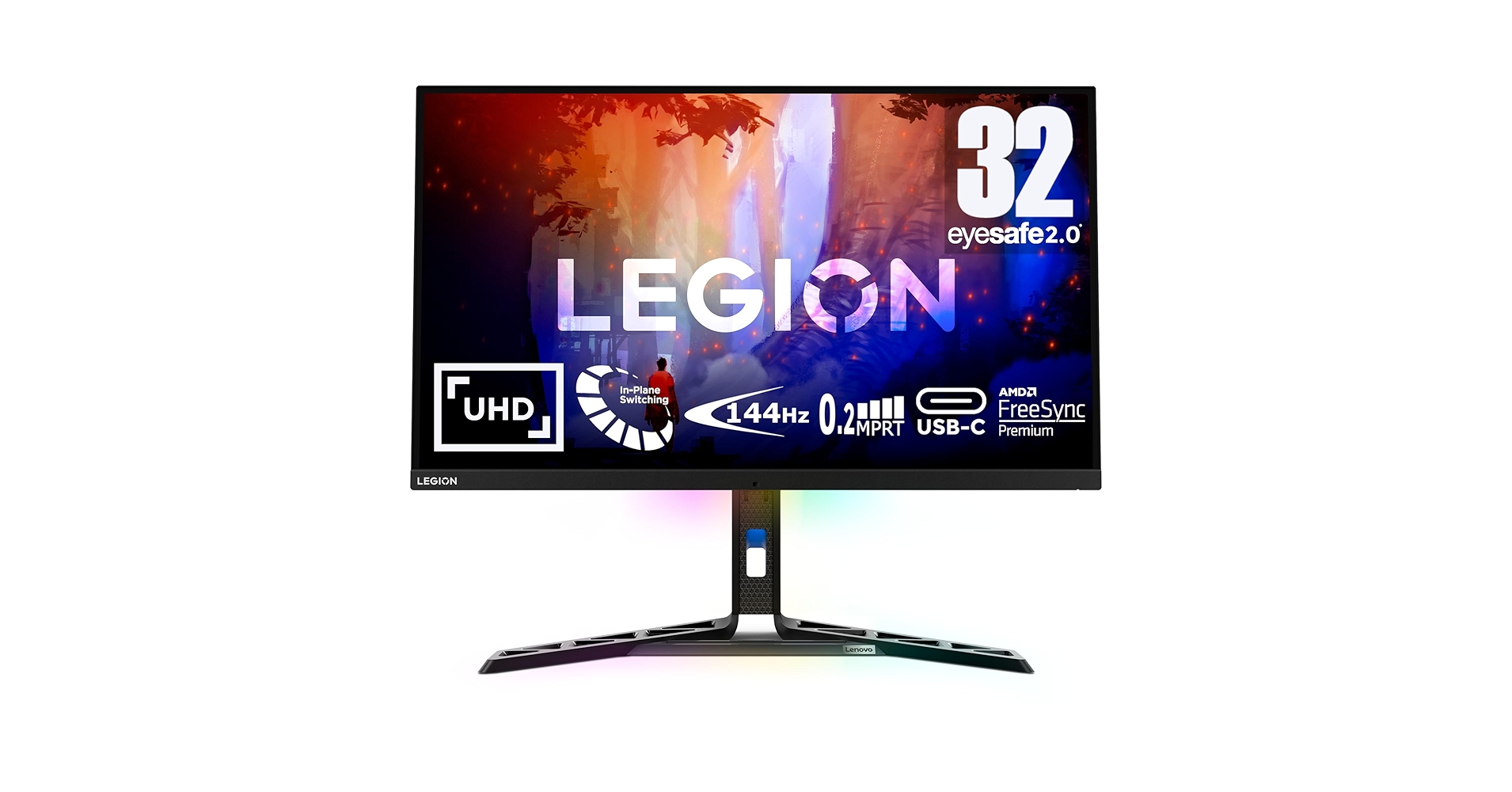 ディスプレイ・モニター本体 Lenovo Legion Y32p-30 31.5 4k 144Hz Lenovo Y32p-30 31.5inch Gaming Monitor (66F9UAC6US