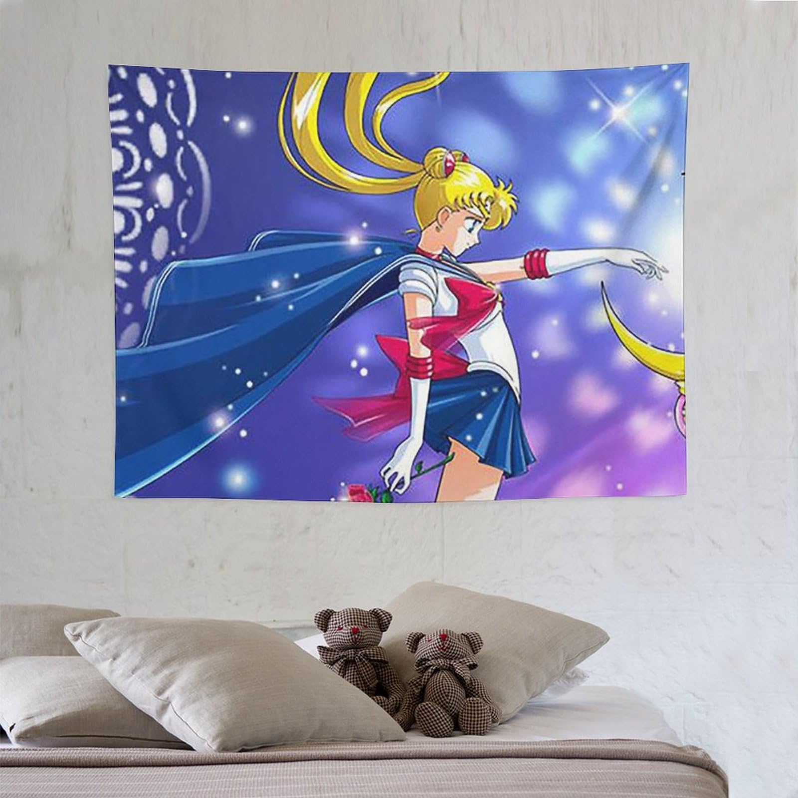Amazon.co.jp: 美少女戦士セーラームーンタペストリー 壁掛け 壁飾り 