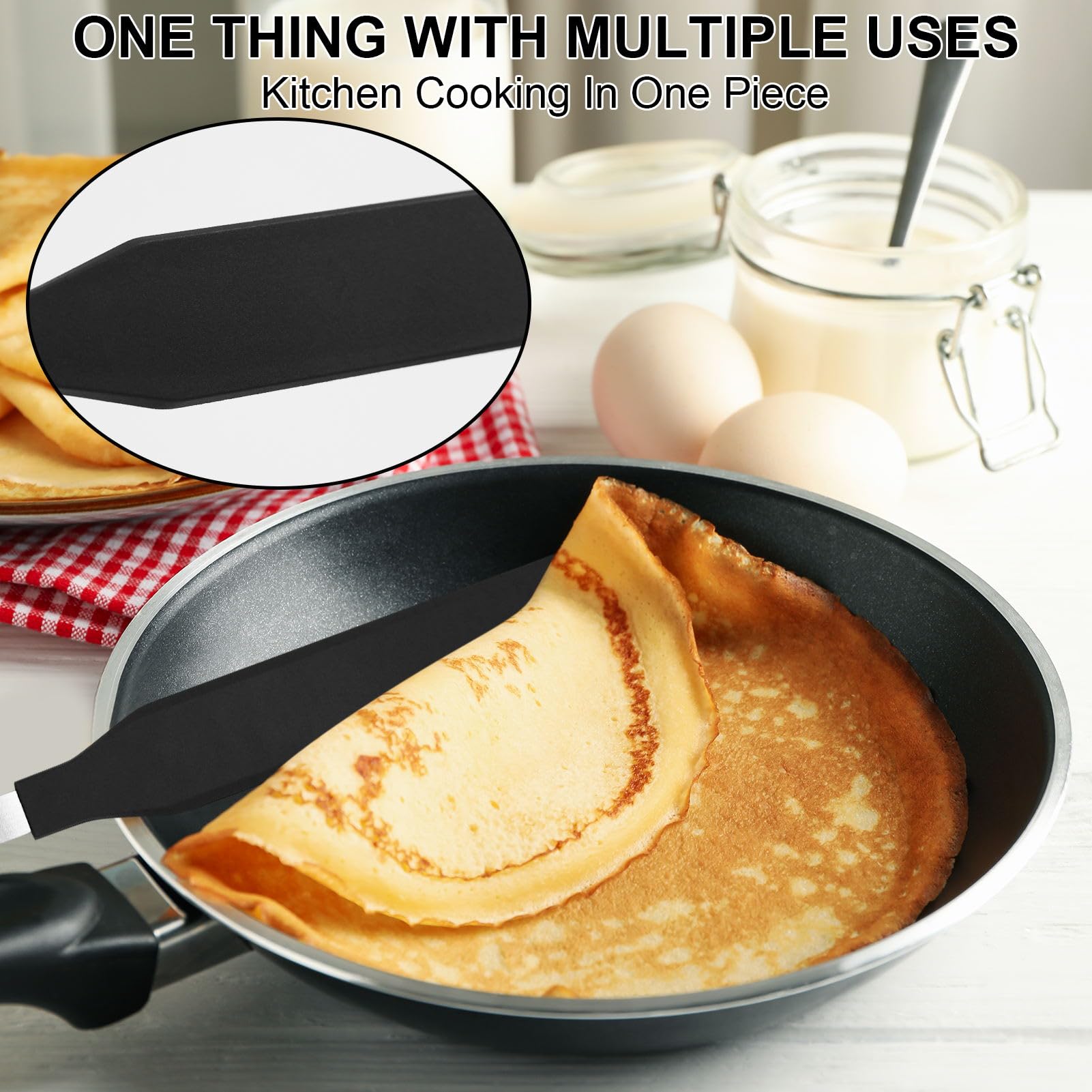 Lot De 2 Outils à Crêpes En Inox - Répartisseur De Pâte Et Spatule, Pour Cuisine Ou Professionnel - 2