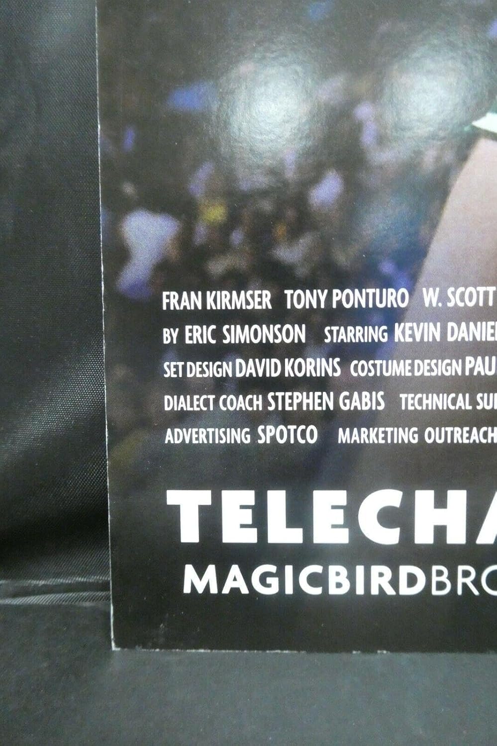 Magic Bird Theater Broadway Window Card Poster 14" x 22 - Unsigned Basketball Cards