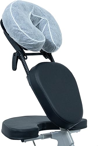 Miniatura 5 de EarthLite Fundas desechables ajustables para cuna facial, de grado médico, suaves y antiadherentes, fundas para reposacabezas de masaje para mesas