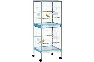 PawHut Large Bird Aviary Cage for Finch and Canary
