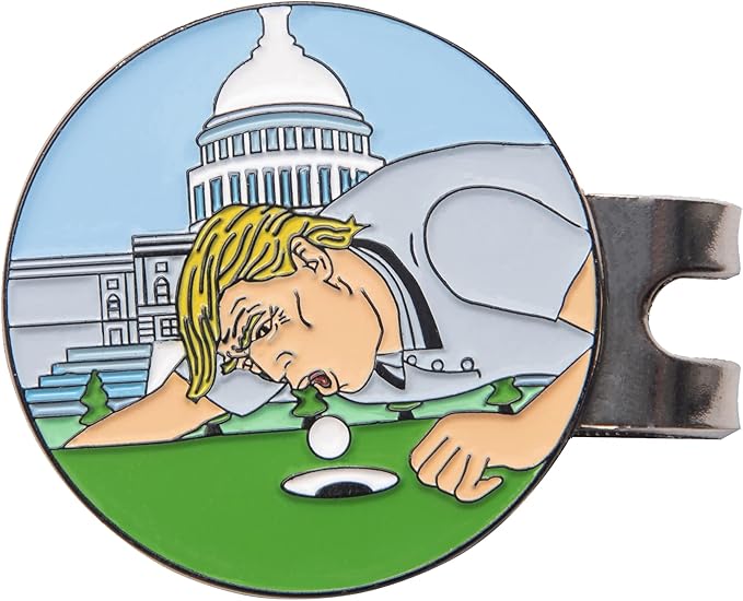 Review Funny Golf Ball Markers with Hat Clips, Enamel Magnetic Golf Ball Marker Gifts for Golfer, Cap Clip Golf Accessories for Men Women