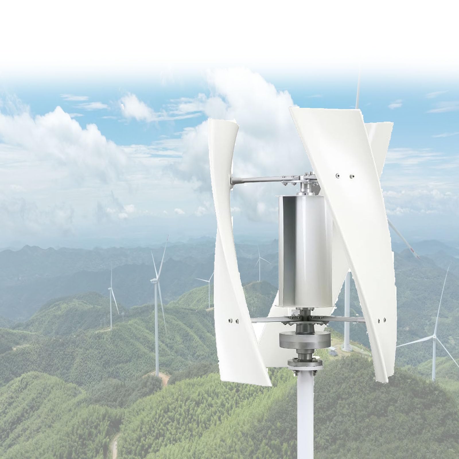 Kit Generador De Turbinas Eólicas De Jardín De 14000 W, Equipo Productor De Electricidad De 12 V-220 V, Con 3 Aspas Y Controlador, Para Uso Marino, En Vehículos Recreativos, Doméstico E 48v