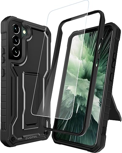Miniatura 68 de DUOPAL Funda para Samsung Galaxy S22 Ultra 5G (no es compatible con teléfonos no Plus o Plus), protección de grado militar a prueba de golpes, Negro