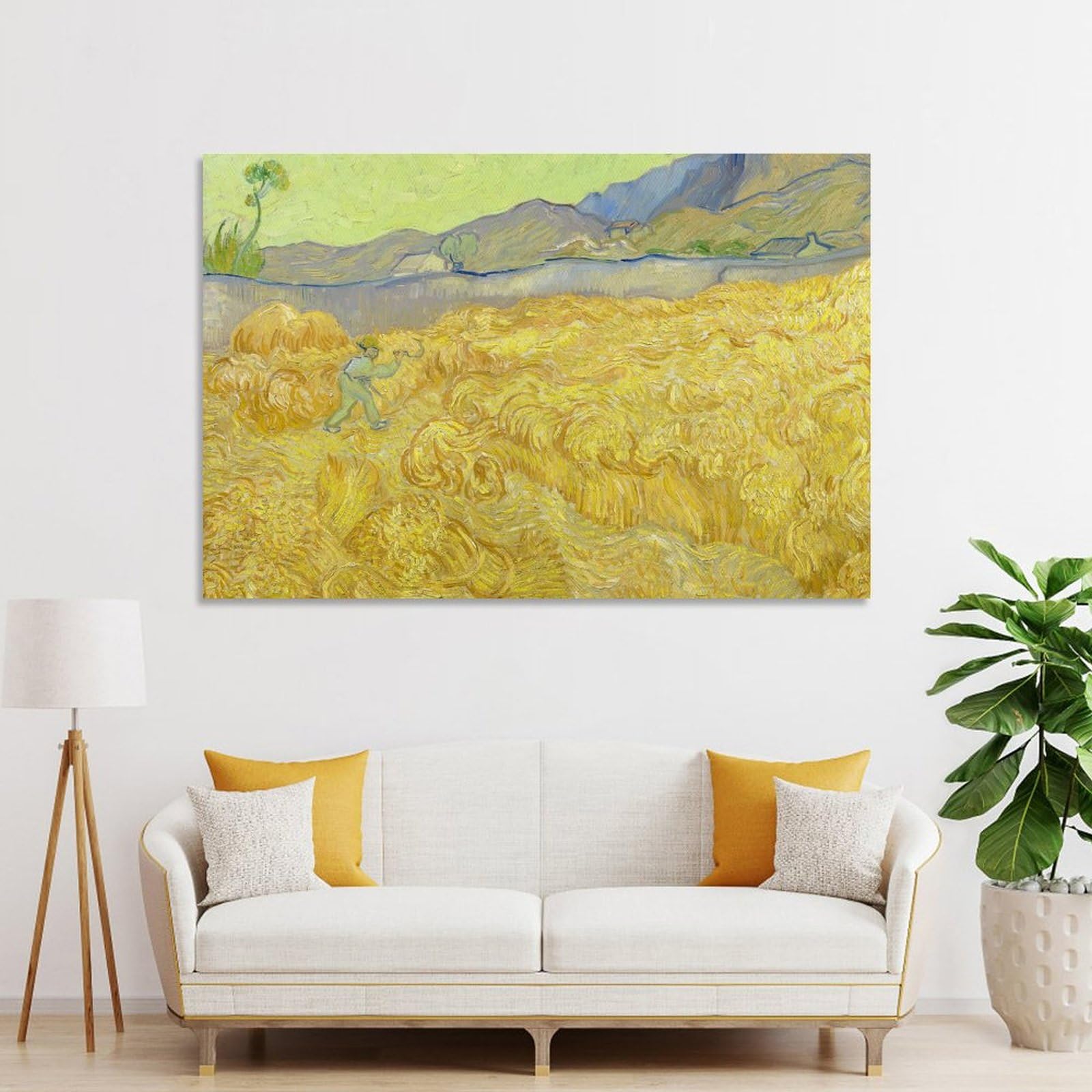 Amazon｜Vincent Van Goghフィンセント・ファン・ゴッホ「刈り入れを