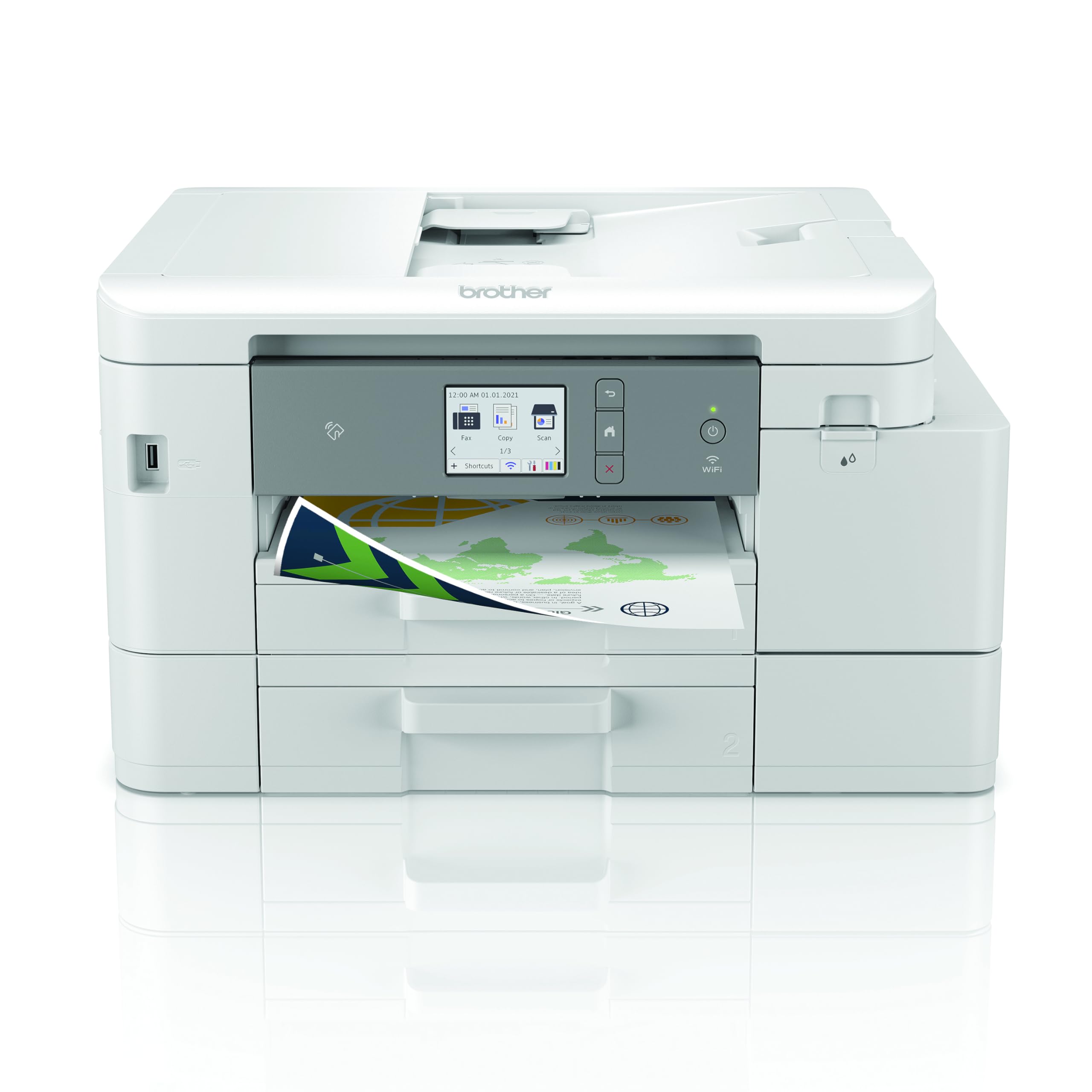 Brother MFC-J4535DWXL Stampante Multifunzione Inkjet A4 Wi-Fi Colore ADF Fronte-Retro