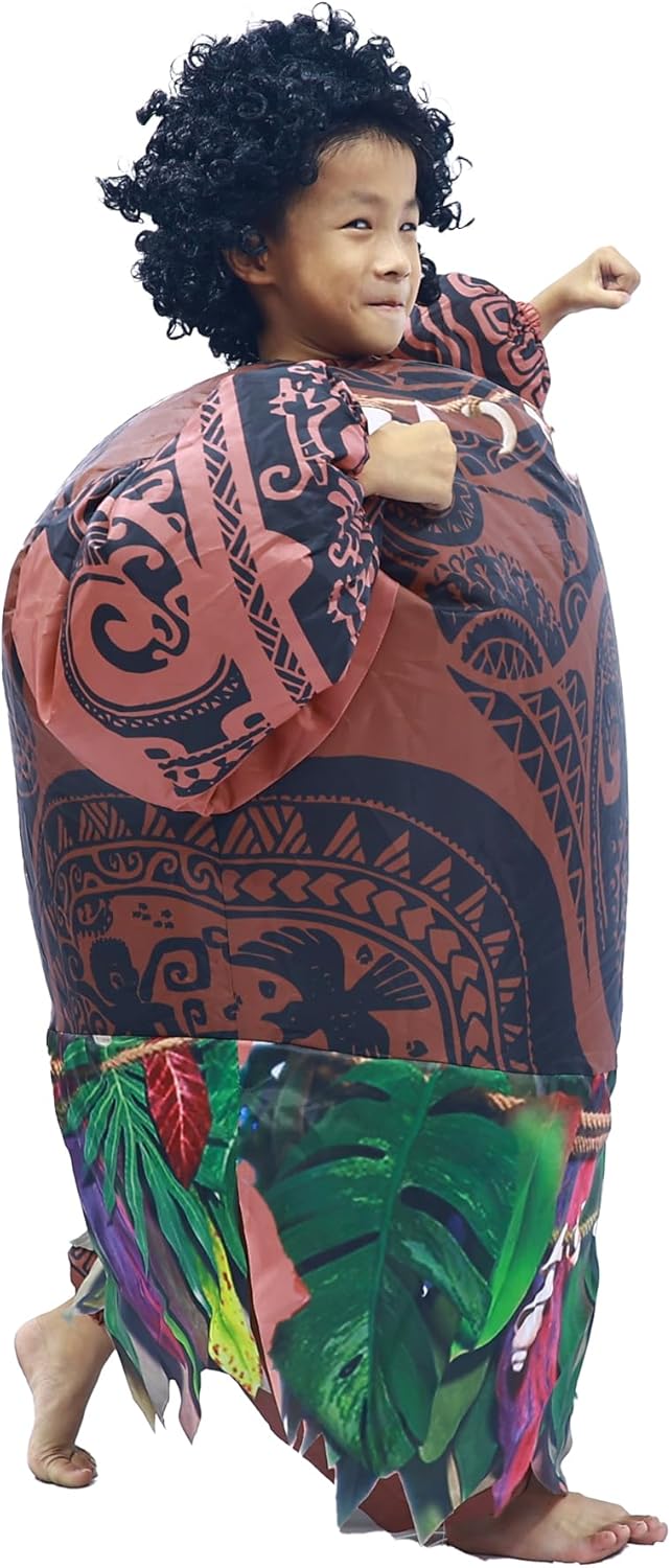 Adult Maui Inflatable costume maui halloween costume for men Inflatable luau costume