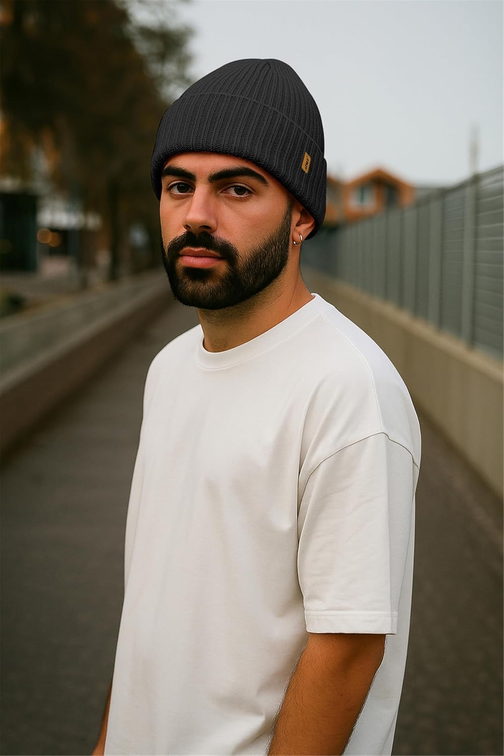 ATNKE Winter Beanie for Men Women, Unisex Thick Stocking Knit Cuffed Skull Cap Soft Warm Fleece Lined Ski Beanies Hat - Image 7