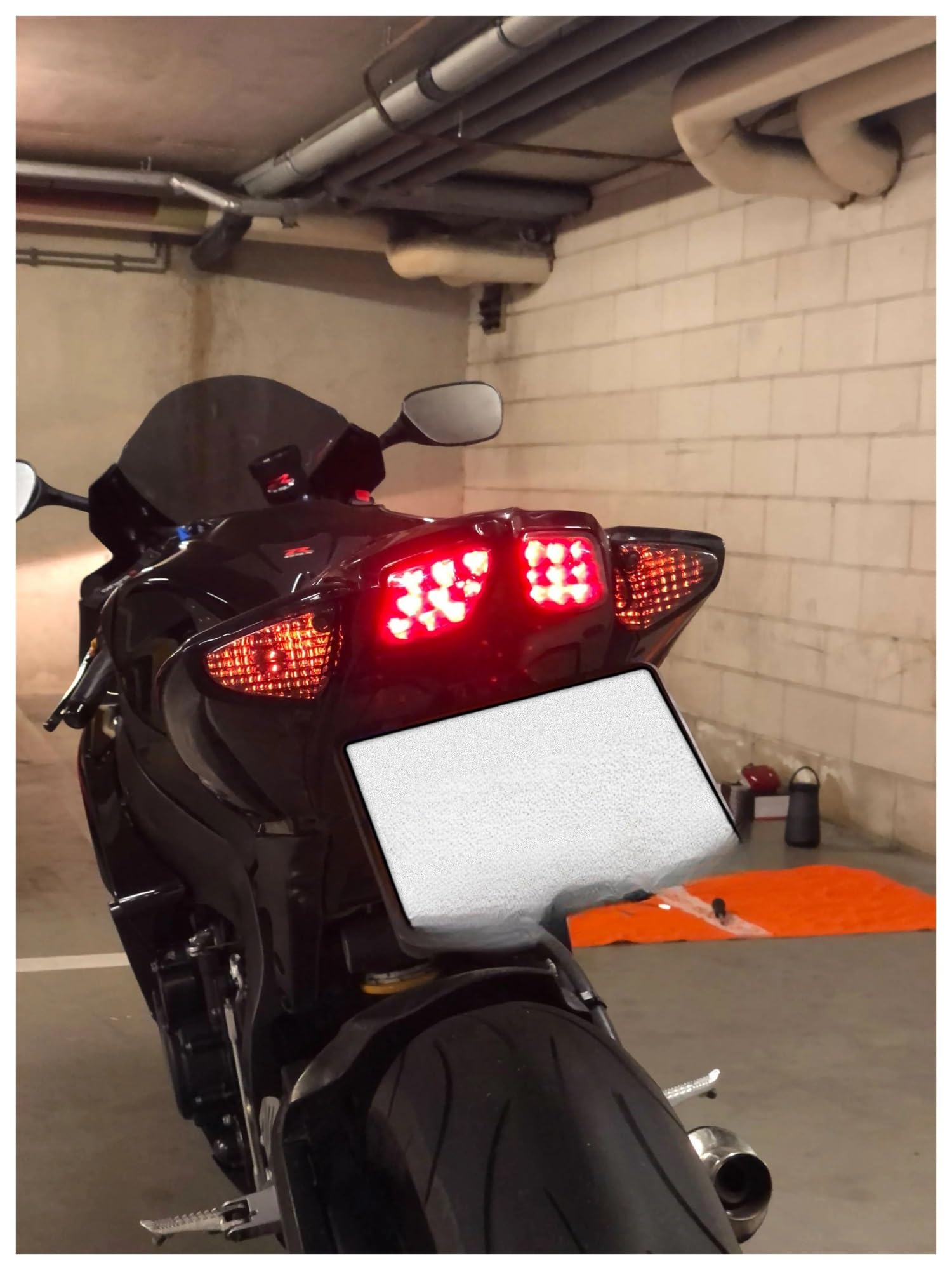 LED Tail Light For Suzuki GSXR 600/750/1000 (2008-2013) | Smoke Lens Integrated Turn Signals