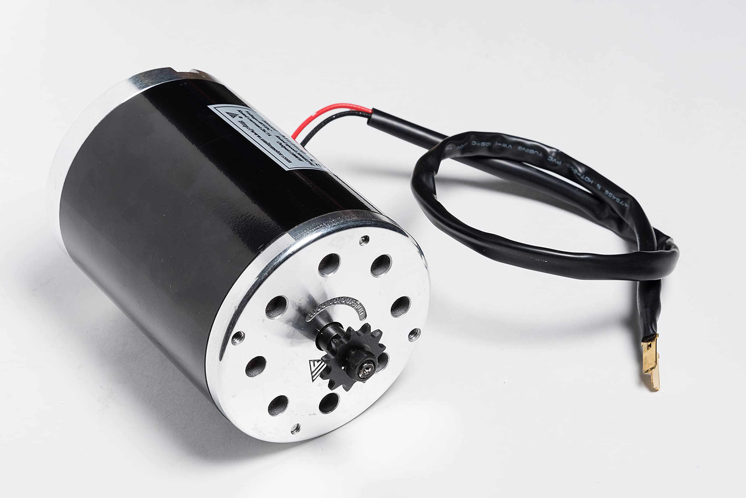 MY1020 1000W 48V Electric Motor Volt DC Watt 26.7 Amp for Scooter Bike Go-Kart Mini Bike Replace ZY1020 Reversible w 11 Teeth Sprocket #25 Chain by Alfa Wheels (1000W 48V, Face Mount)