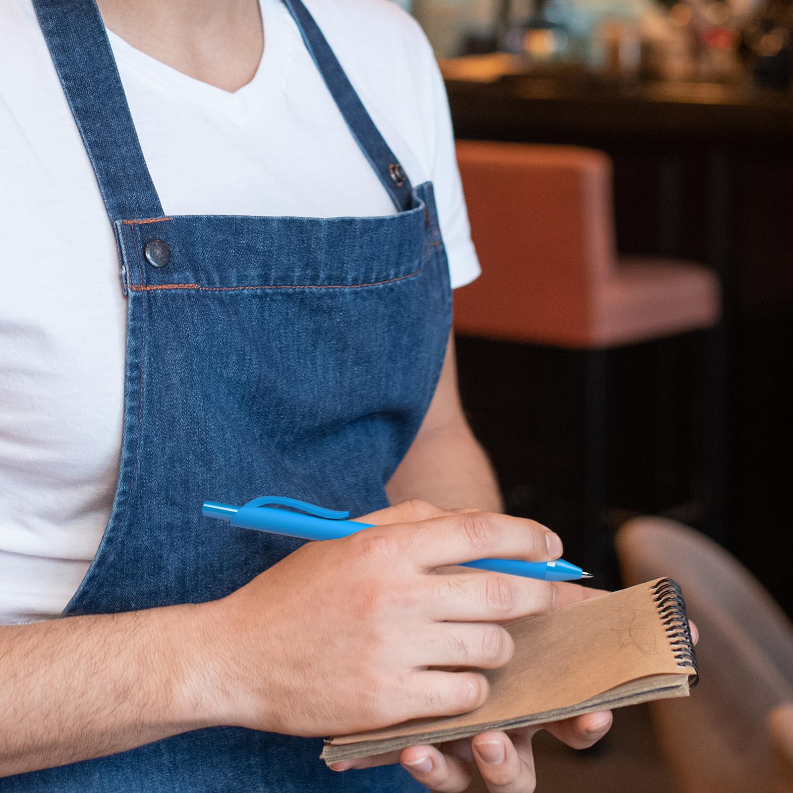 108 Pack Black Pens - Bulk Pens 1 0mm Medium Point Ballpoint Pens Smooth Writing No Bleed Retractable — view 7