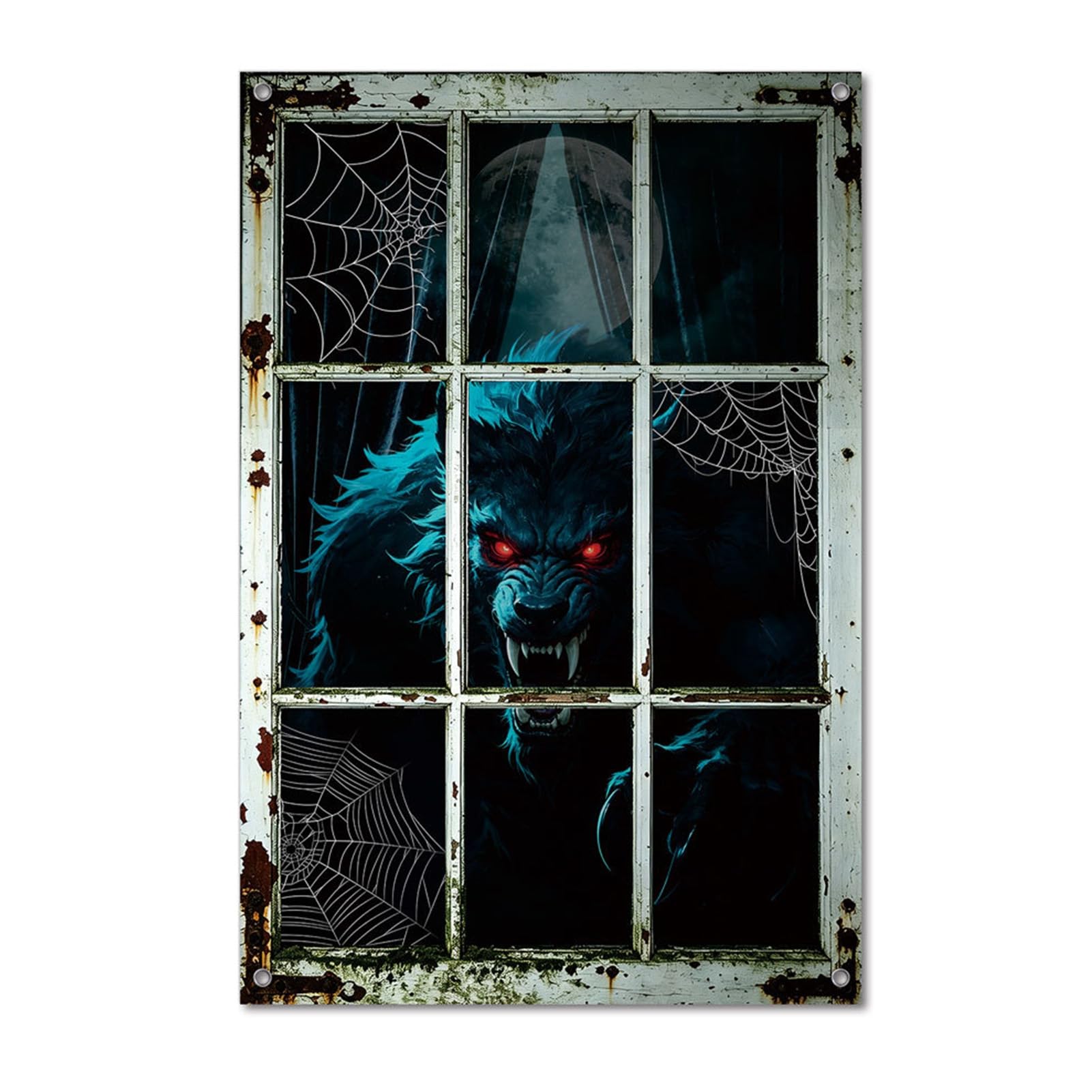Halloween Decorations Window Stickers, Skeleton and Ghost Window Decals, Decorative Halloween Party Decor for Home Wall Windows Glass, Festive Atmosphere Party Decoration B