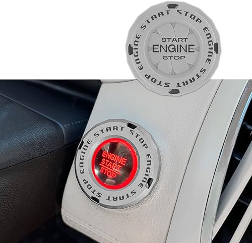 Cubierta para botón de arranque, protector giratorio para el botón de arranque del motor del automóvil, accesorios geniales para decoración de