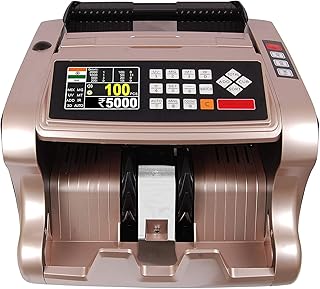 Hanutech Heavy Duty Multi Notes Value Counting Machine, Latest E-Colored Fake Note Detection/UV/MG/IR Sensors Counterfeit ...