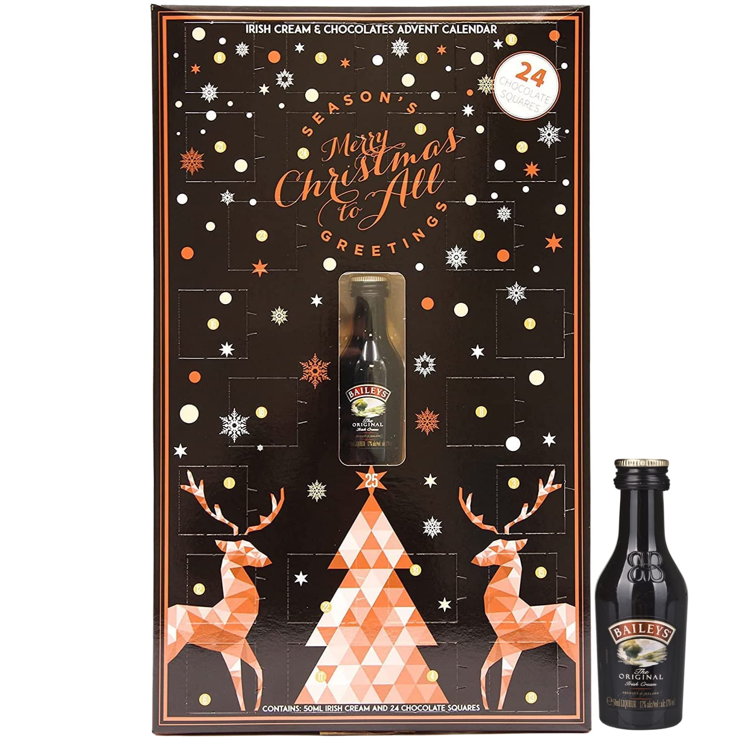 Buy Baileys Advent 2024 Christmas Adults Baileys Miniature 50cl and