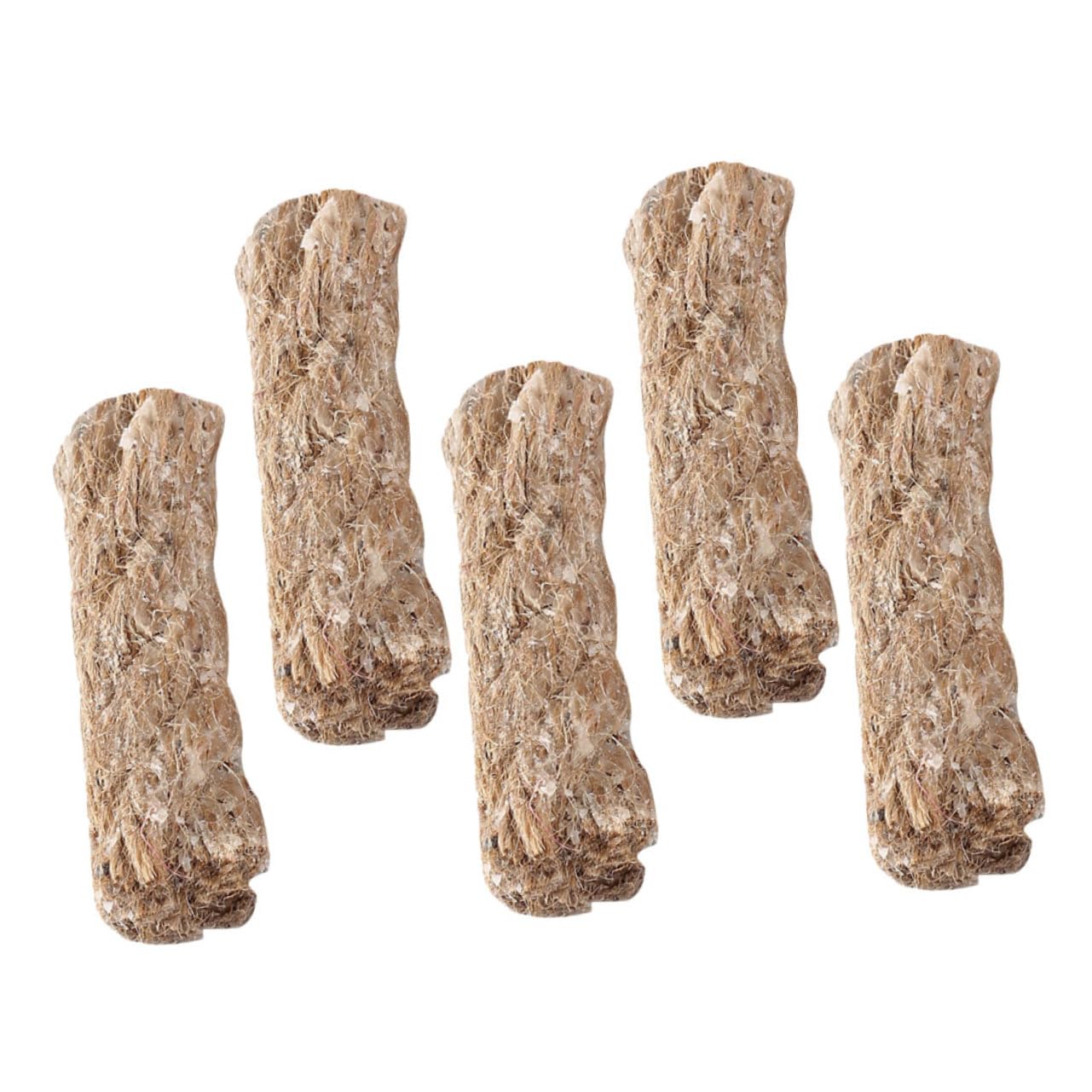 VANZACK 15pcs Jute Ropes Outdoor Fire Practical Wick Cord for Camping Hiking BBQ Combustion-Supporting Easy to Use Safe Versatile Fire Starter Tool