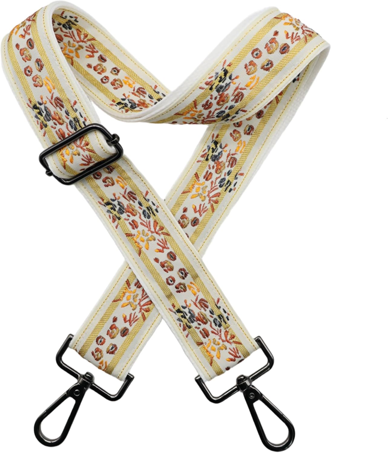 Black Hardware Purse Strap Adjustable Replacement Belts Wide Bag Straps for Canvas Crossbody Purses Messenger Bags Shoulder Handbags…