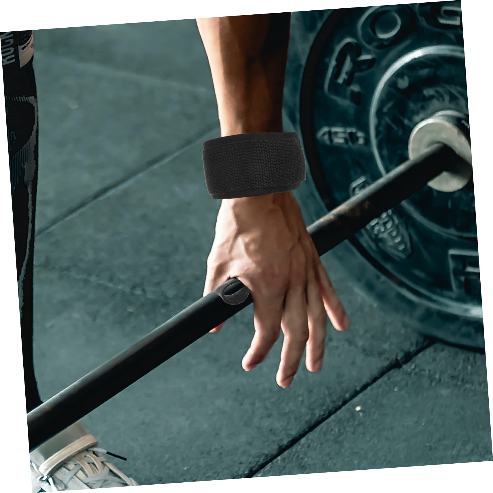 BESPORTBLE 5paia Fasce Per Polsi Antiscivolo Per Sollevamento Pesi Supporto Per Allenamento e Bodybuilding Cinghie Regolabili Per Deadlift e Fitness Da Sbr