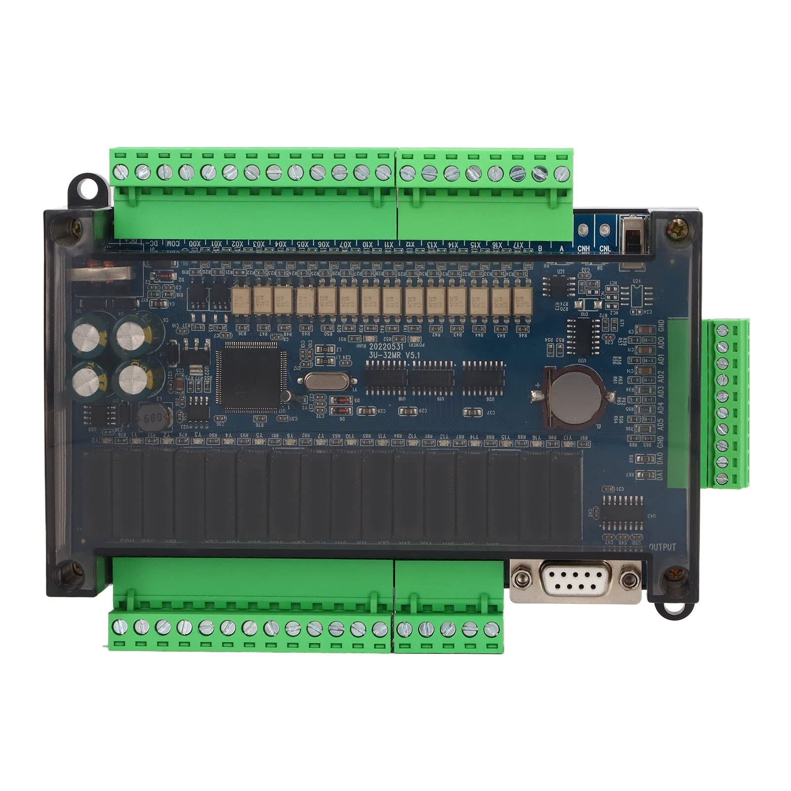 Scheda di Controllo Industriale PLC Unità di Controllo Logico Programmabile Compatta e Affidabile Conteggio Ad Alta velocità 24 V CC per L'automazione Industriale
