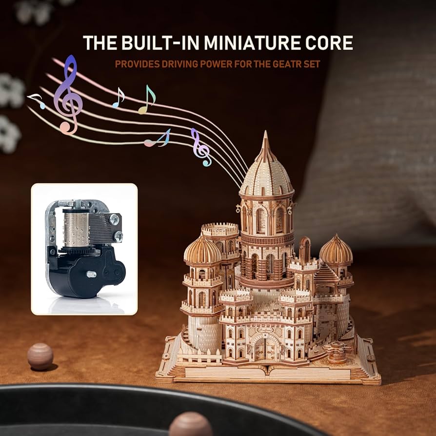 Amazon | RUIFAM 3D木製パズル DIY 機械式 木製 ワイドモデル
