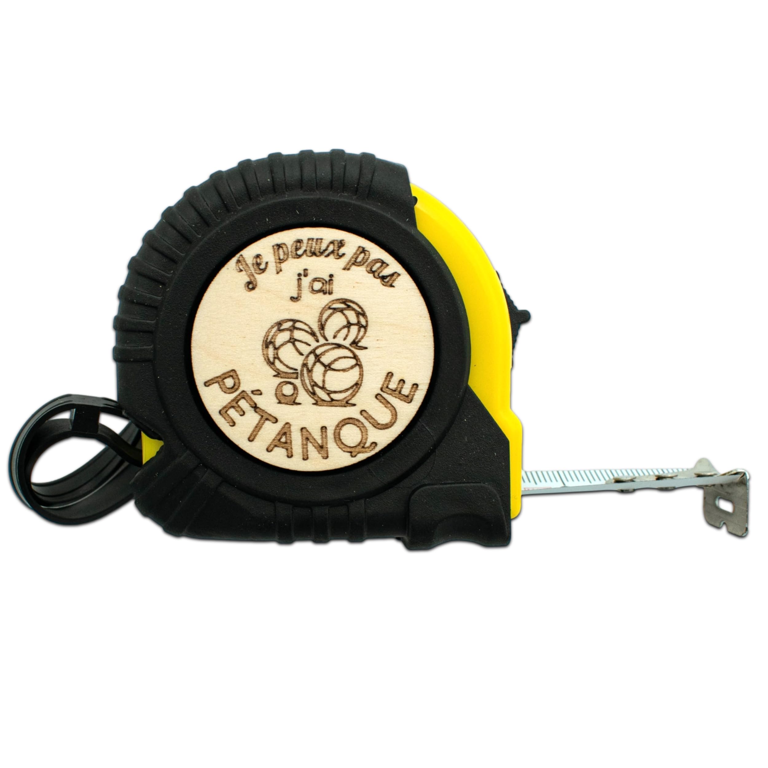 Mètre Ruban Pétanque ERNESTINE - Cadeau Original Pour Homme, Papa, Papi Ou Parrain
