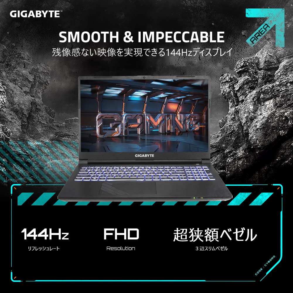Amazon.co.jp: 【 RTX 4060搭載】GIGABYTE G5 ゲーミングノート 