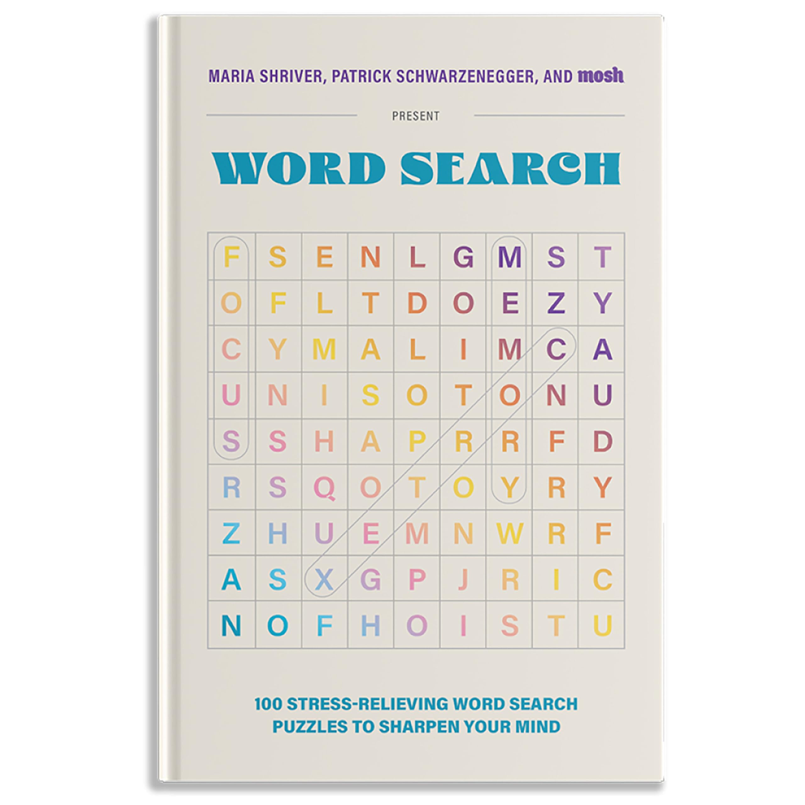 100 StressRelieving Word Search Puzzles to Shar   by Maria Shriver HARDBACK
