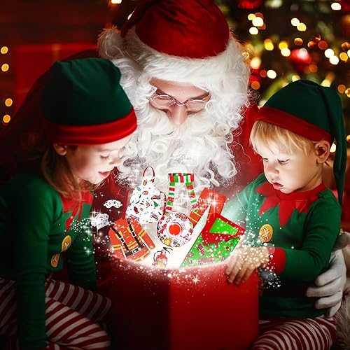 Miniatura 2 de Kacctyen 14 piezas de accesorios de Navidad con temática de bombero para muñeca elfo, incluye muñeca de Navidad, traje de bombero, saco de dormir,