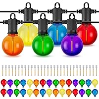 ZOTOYI Lampadine LED Accessorio G40 per Luci a Sfera da Esterno – 30PCS IP65 Antigraffio
