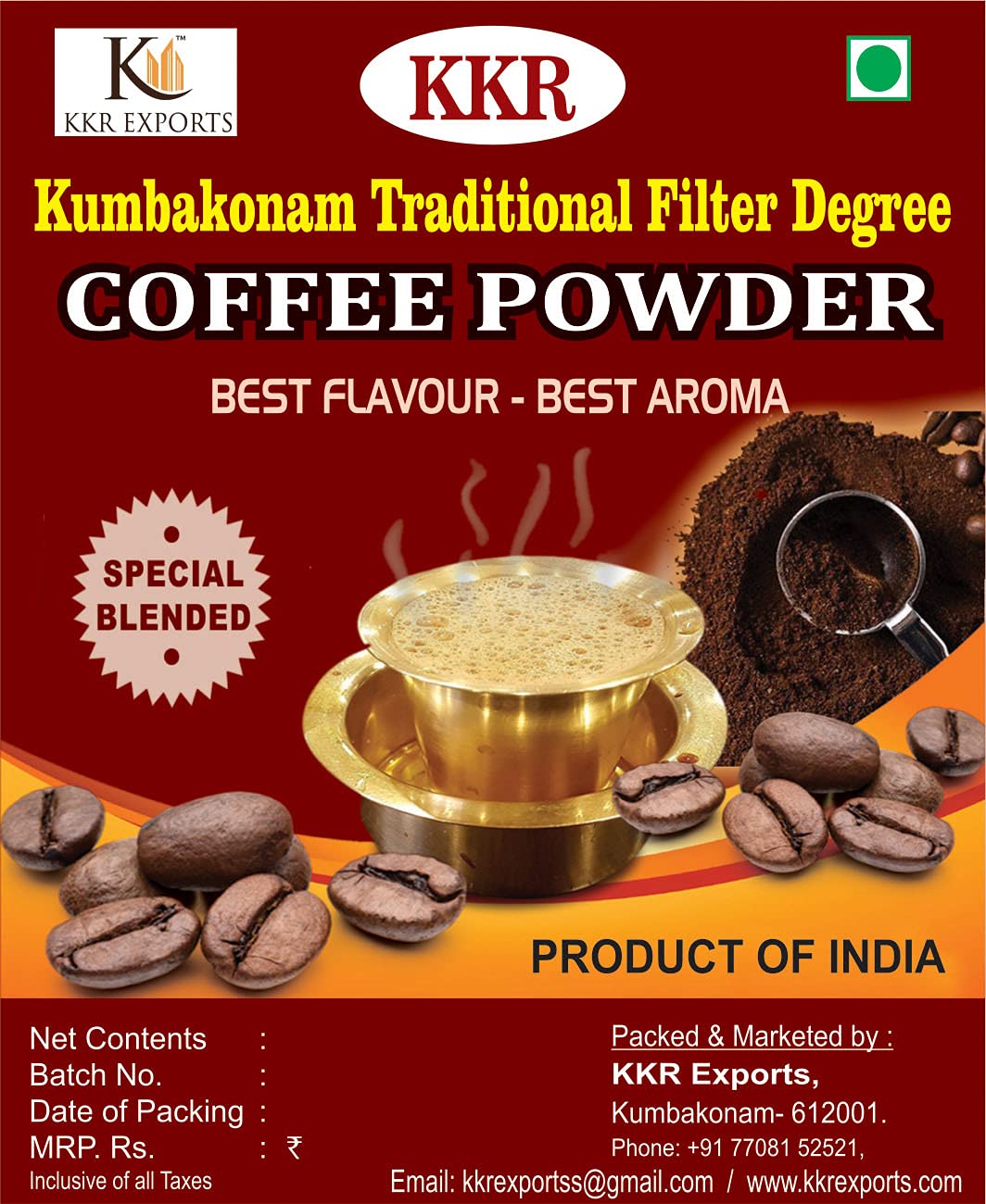 KKR’S Kumbakonam -Traditional Filter Degree Coffee Powder 80:20 (250 GM)
