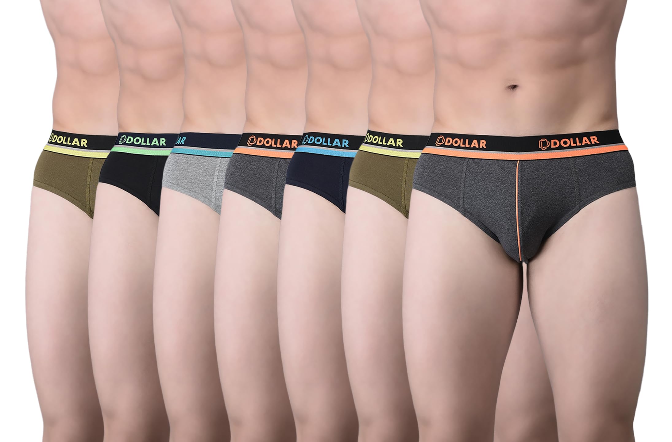 dollar bigboss Men's Solid Cotton Brief (Colour May Vary)-picture-12