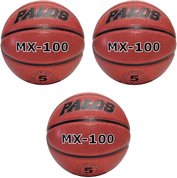 Palos Sports - MX-100 Composite Basketballs, for Kids and Adults, Indoor and Outdoor Use | Size 5, Size 6 and Size 7, Single or Set of 3