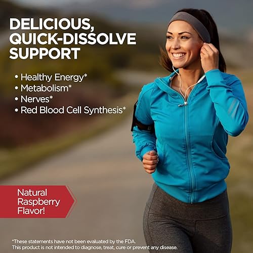 Miniatura 4 de KAL Vitamina B12 Metilcobalamina 5000mcg, energía saludable, metabolismo, nervios y apoyo de glóbulos rojos,* ActivMelts de disolución rápida,