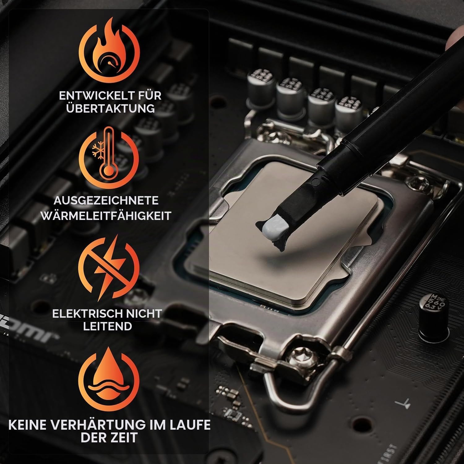 Thermal Grizzly - Kryonaut - 1 Gramm - Extrem Hochleistungsfähige Wärmeleitpaste - Für Anspruchsvolle Anwendungen und Overclocking von CPU/GPU/PS4/PS5/Xbox