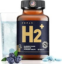 Molecular Hydrogen Water Tablets with Magnesium,90 Count 108 PPM Hydrogen Tablets for Drinking Water, Fast-Dissolve Hydrogen Tablet, Rich in Antioxidants - Energy, Brain & Cellular Health
