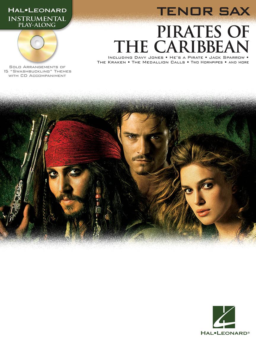 Pirates of the caribbean (tenor sax) saxophone +enregistrements online: Instrumental Play-Along - from the Motion Picture Soundtrack