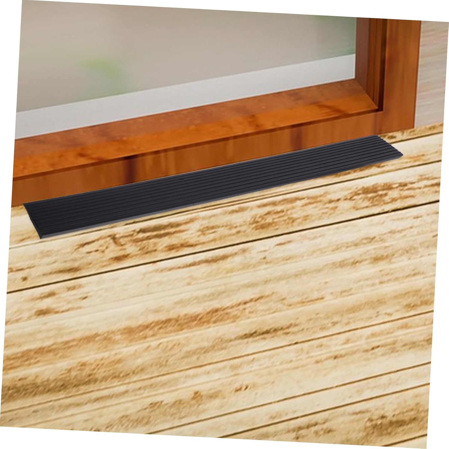 2pcs Self-Adhesive Door Ramp for Sweeping Climbing Mat Easy Installation Improved Navigation for Floor Transitions Compatible Various Models