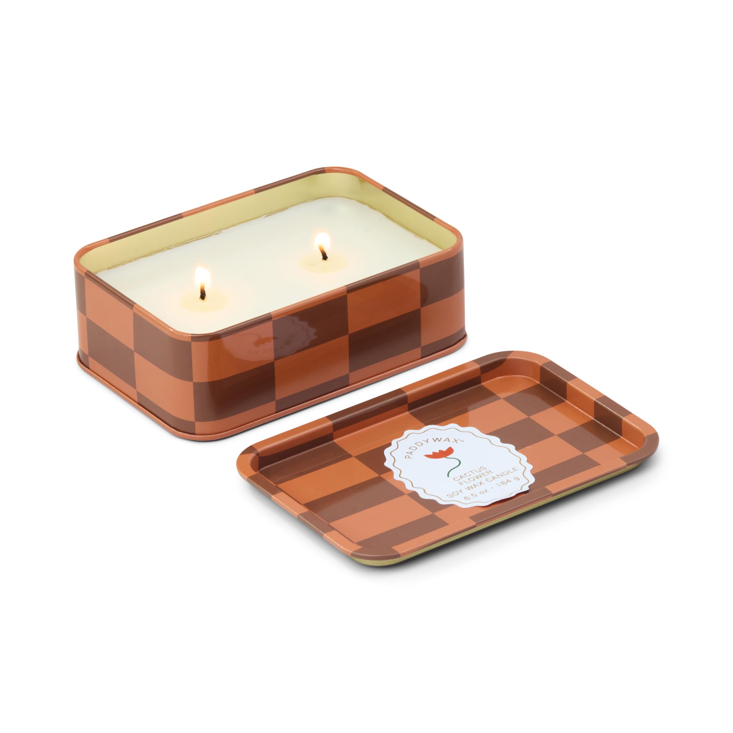Paddywax Eine Dopo Kaktusblüten-Duftkerze, 184 g, wiederverwendbare Dose