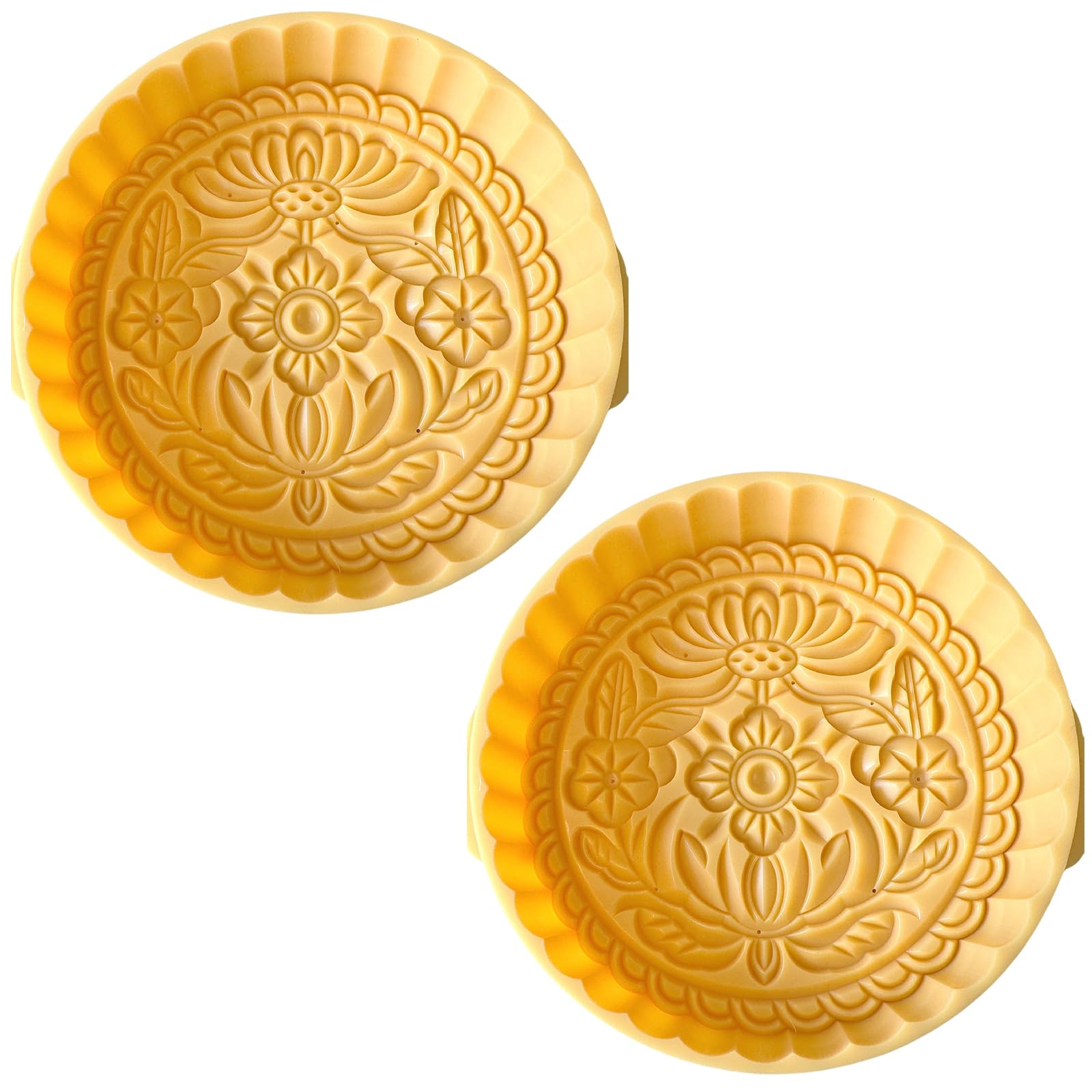 Tsophreniq 2Pcs Biscuit Press Mold Hand Pastries Traditional Pattern Cookie Stamps Cookie Dessert Cutter Baking Tool Hand Pastries Easily Clean Baking
